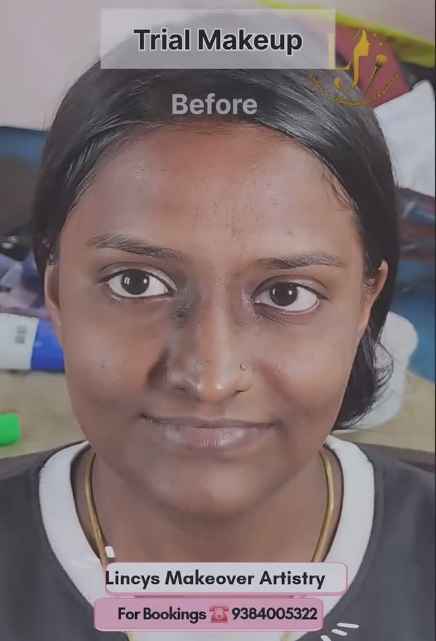 Client before makeup
